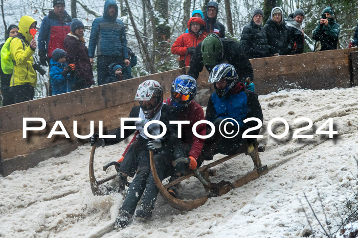 53. Hornschlittenrennen Partenkirchen, 06.01.2024