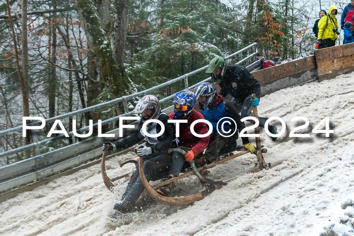 53. Hornschlittenrennen Partenkirchen, 06.01.2024