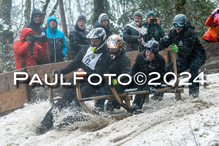 53. Hornschlittenrennen Partenkirchen, 06.01.2024