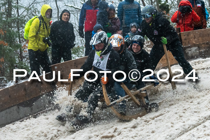53. Hornschlittenrennen Partenkirchen, 06.01.2024
