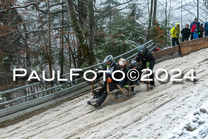 53. Hornschlittenrennen Partenkirchen, 06.01.2024