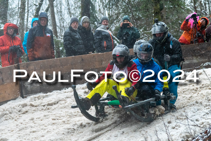 53. Hornschlittenrennen Partenkirchen, 06.01.2024