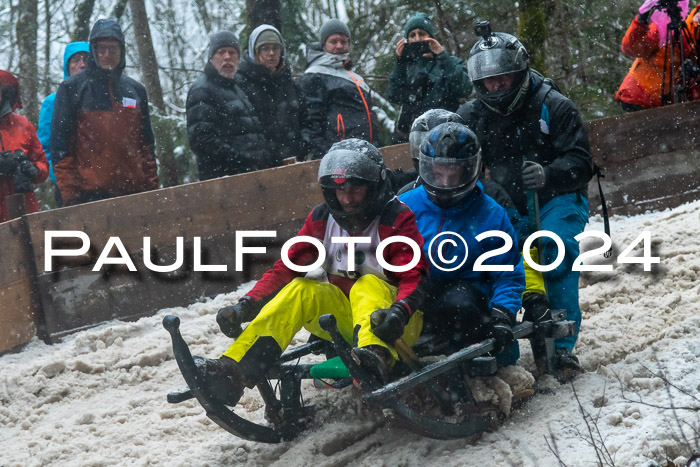 53. Hornschlittenrennen Partenkirchen, 06.01.2024