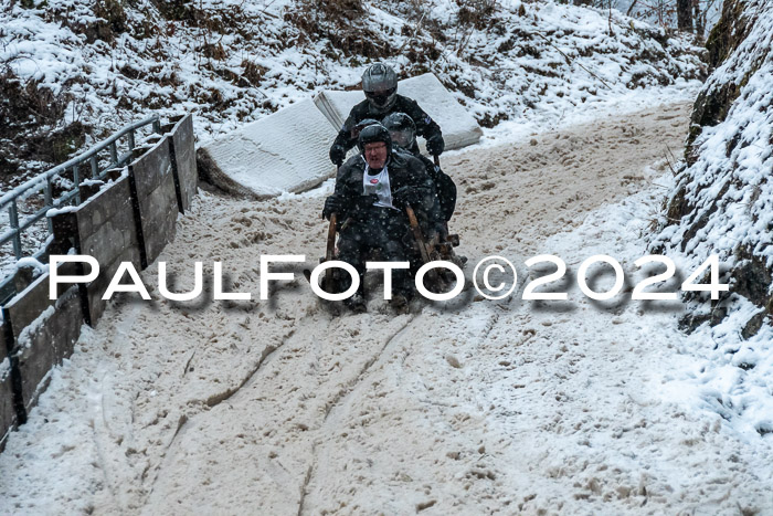 53. Hornschlittenrennen Partenkirchen, 06.01.2024