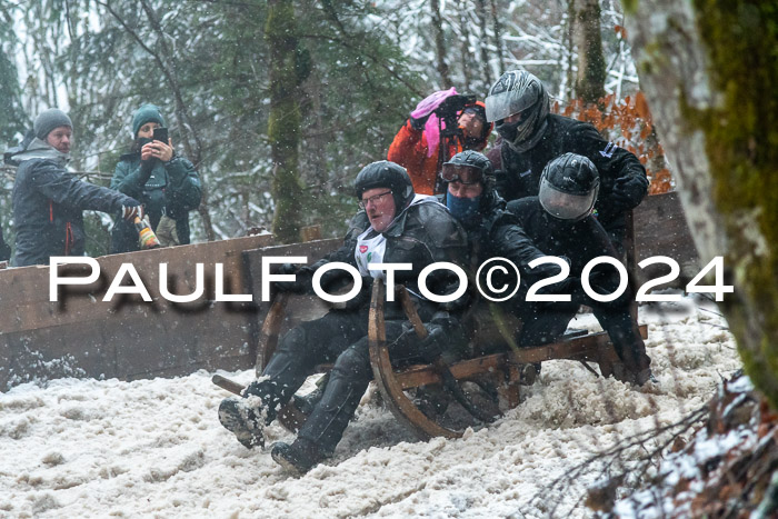 53. Hornschlittenrennen Partenkirchen, 06.01.2024