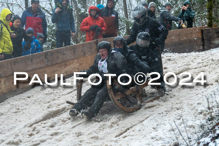 53. Hornschlittenrennen Partenkirchen, 06.01.2024