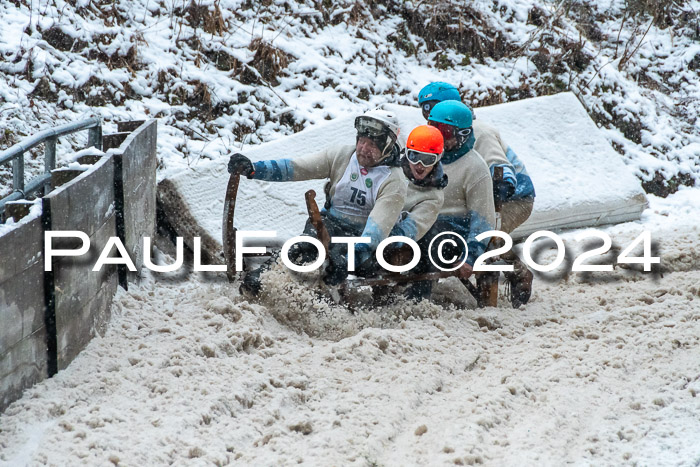 53. Hornschlittenrennen Partenkirchen, 06.01.2024