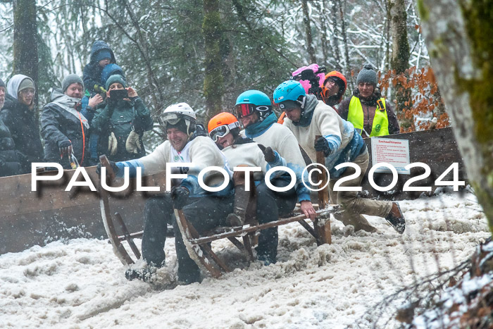 53. Hornschlittenrennen Partenkirchen, 06.01.2024