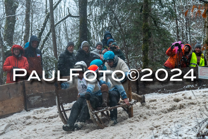 53. Hornschlittenrennen Partenkirchen, 06.01.2024
