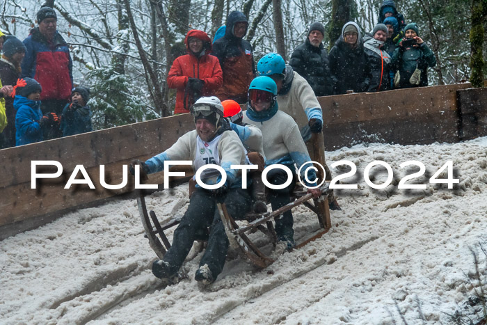 53. Hornschlittenrennen Partenkirchen, 06.01.2024