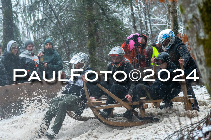 53. Hornschlittenrennen Partenkirchen, 06.01.2024