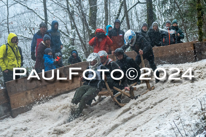 53. Hornschlittenrennen Partenkirchen, 06.01.2024