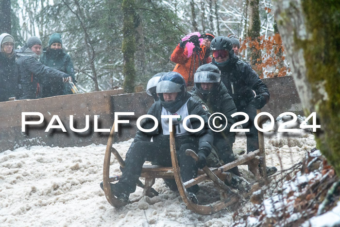 53. Hornschlittenrennen Partenkirchen, 06.01.2024