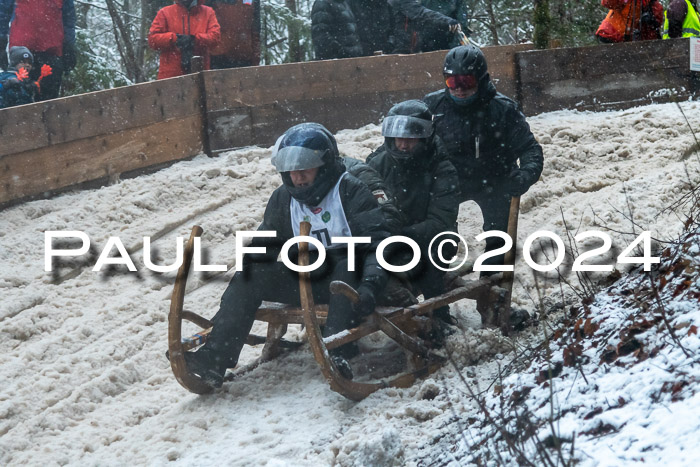53. Hornschlittenrennen Partenkirchen, 06.01.2024