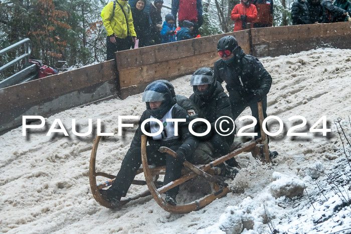 53. Hornschlittenrennen Partenkirchen, 06.01.2024