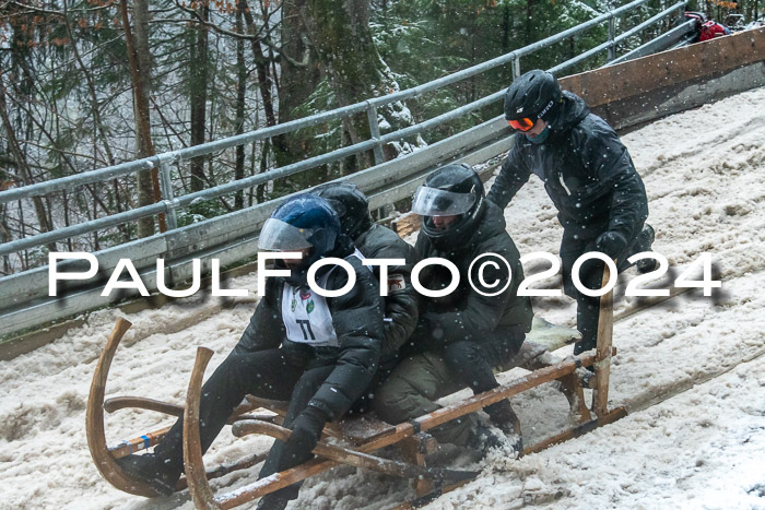 53. Hornschlittenrennen Partenkirchen, 06.01.2024