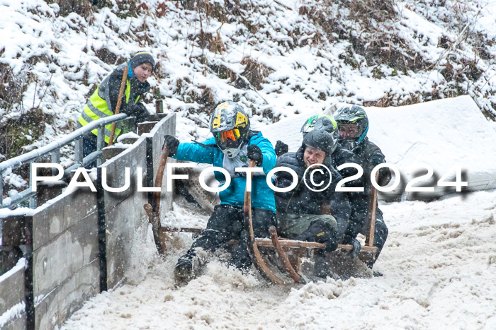 53. Hornschlittenrennen Partenkirchen, 06.01.2024