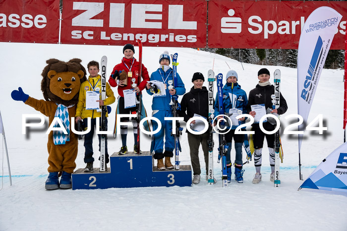 Bayerische Schülermeisterschaft RS 21.01.2024, Lenggries