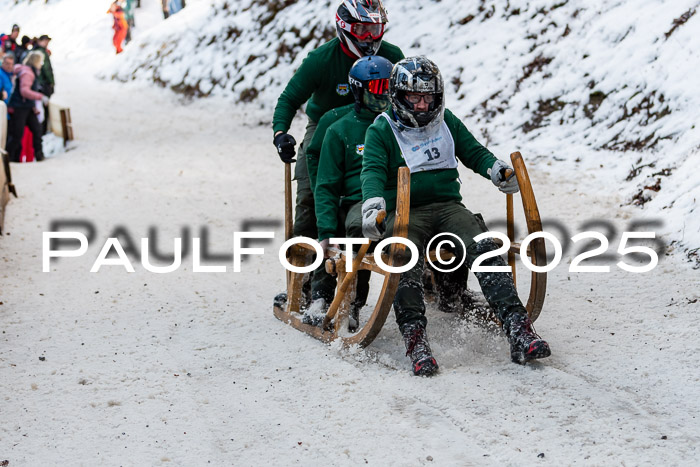 54. Hornschlittenrennen Partenkirchen, 06.01.2025