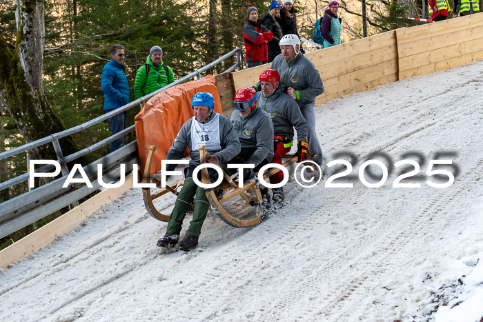 54. Hornschlittenrennen Partenkirchen, 06.01.2025