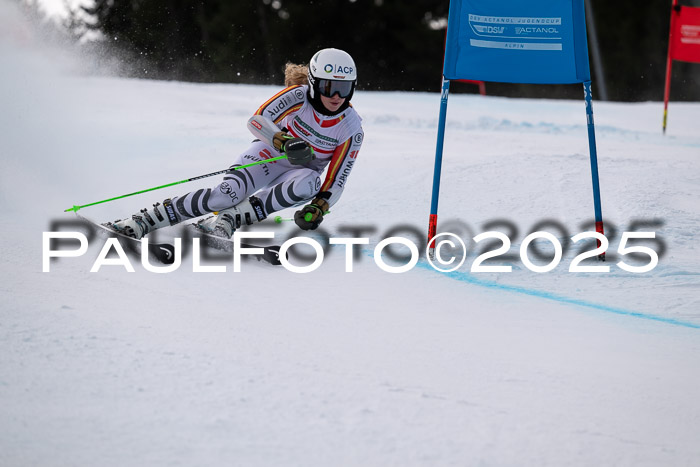 FIS Riesenslalom, Damen + Herren, Deutsche Jugendmeistersachaft 24.01.2025