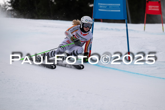 FIS Riesenslalom, Damen + Herren, Deutsche Jugendmeistersachaft 24.01.2025