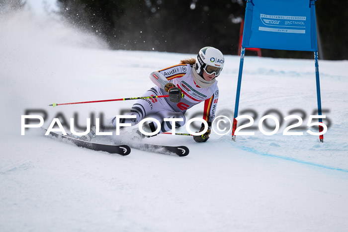 FIS Riesenslalom, Damen + Herren, Deutsche Jugendmeistersachaft 24.01.2025