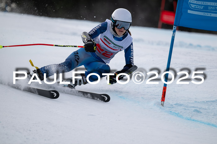 FIS Riesenslalom, Damen + Herren, Deutsche Jugendmeistersachaft 24.01.2025