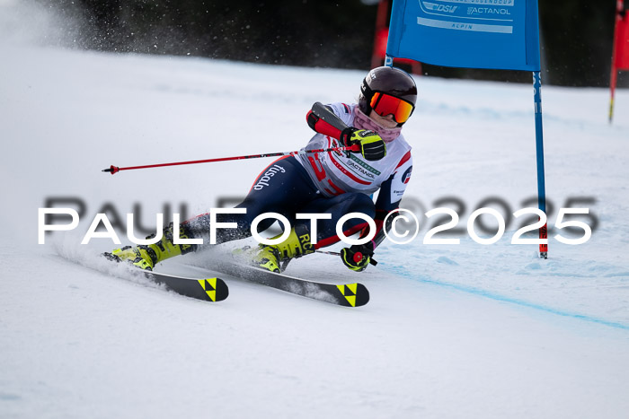 FIS Riesenslalom, Damen + Herren, Deutsche Jugendmeistersachaft 24.01.2025