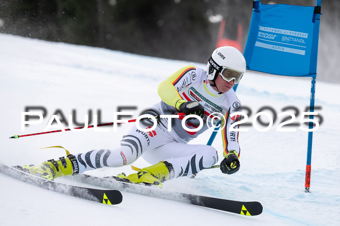 FIS Riesenslalom, Damen + Herren, Deutsche Jugendmeistersachaft 24.01.2025