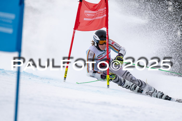 FIS Riesenslalom, Damen + Herren, Deutsche Jugendmeistersachaft 24.01.2025