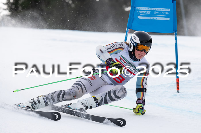FIS Riesenslalom, Damen + Herren, Deutsche Jugendmeistersachaft 24.01.2025