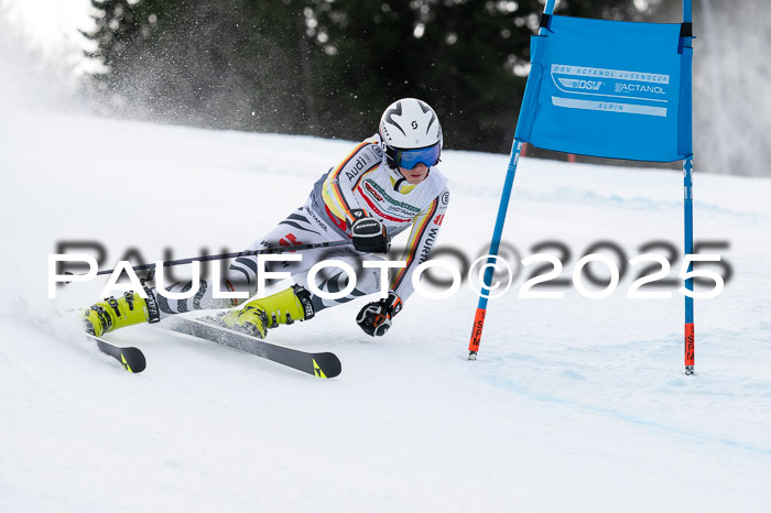 FIS Riesenslalom, Damen + Herren, Deutsche Jugendmeistersachaft 24.01.2025