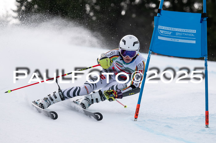 FIS Riesenslalom, Damen + Herren, Deutsche Jugendmeistersachaft 24.01.2025