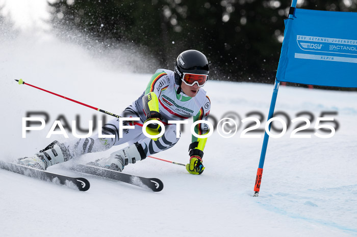FIS Riesenslalom, Damen + Herren, Deutsche Jugendmeistersachaft 24.01.2025