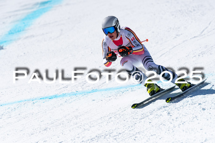 IDM Abfahrt, 1. Training, Damen + Herren 02.04.2025