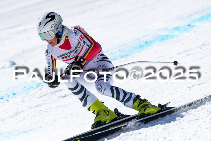 IDM Abfahrt, 1. Training, Damen + Herren 02.04.2025