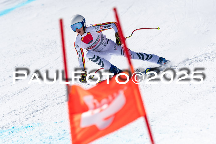 IDM Abfahrt, 1. Training, Damen + Herren 02.04.2025