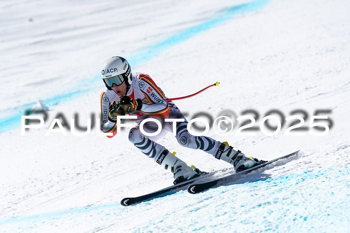 IDM Abfahrt, 1. Training, Damen + Herren 02.04.2025