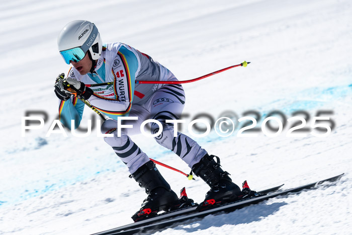 IDM Abfahrt, 1. Training, Damen + Herren 02.04.2025