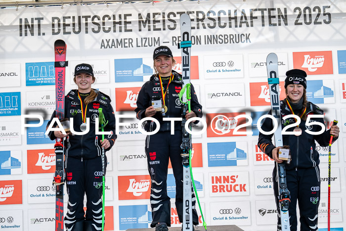 IDM Abfahrt, NC + NJC, Damen und NC + FIS Herren 03.04.2025
