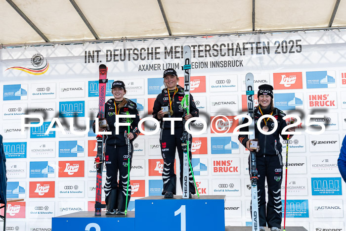 IDM Abfahrt, NC + NJC, Damen und NC + FIS Herren 03.04.2025