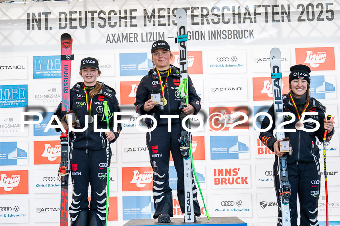 IDM Abfahrt, NC + NJC, Damen und NC + FIS Herren 03.04.2025