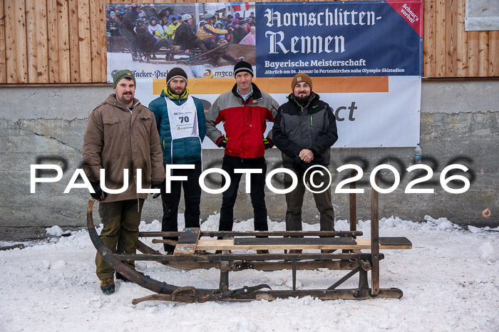 55. Hornschlittenrennen Partenkirchen, 06.01.2026