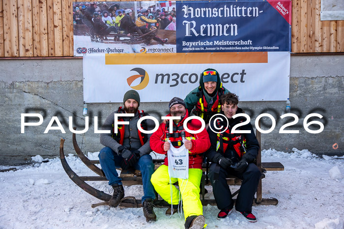 55. Hornschlittenrennen Partenkirchen, 06.01.2026