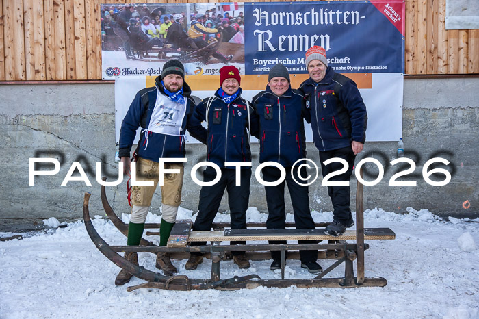 55. Hornschlittenrennen Partenkirchen, 06.01.2026