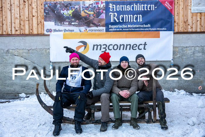 55. Hornschlittenrennen Partenkirchen, 06.01.2026