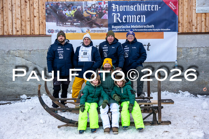 55. Hornschlittenrennen Partenkirchen, 06.01.2026