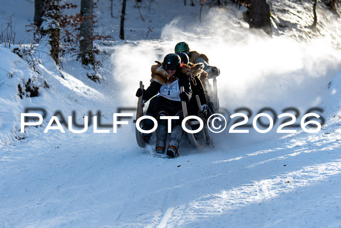 55. Hornschlittenrennen Partenkirchen, 06.01.2026