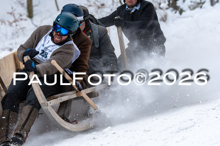 55. Hornschlittenrennen Partenkirchen, 06.01.2026